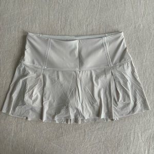 White Lululemon Tennis Skirt